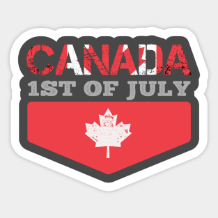 Happy Canada Day Sticker